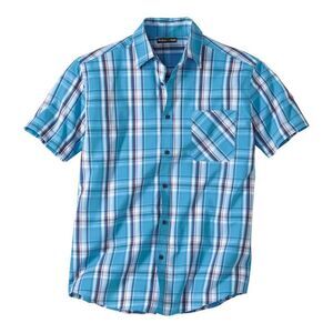 Atlas For Men Mens Checked Shirt / Blue